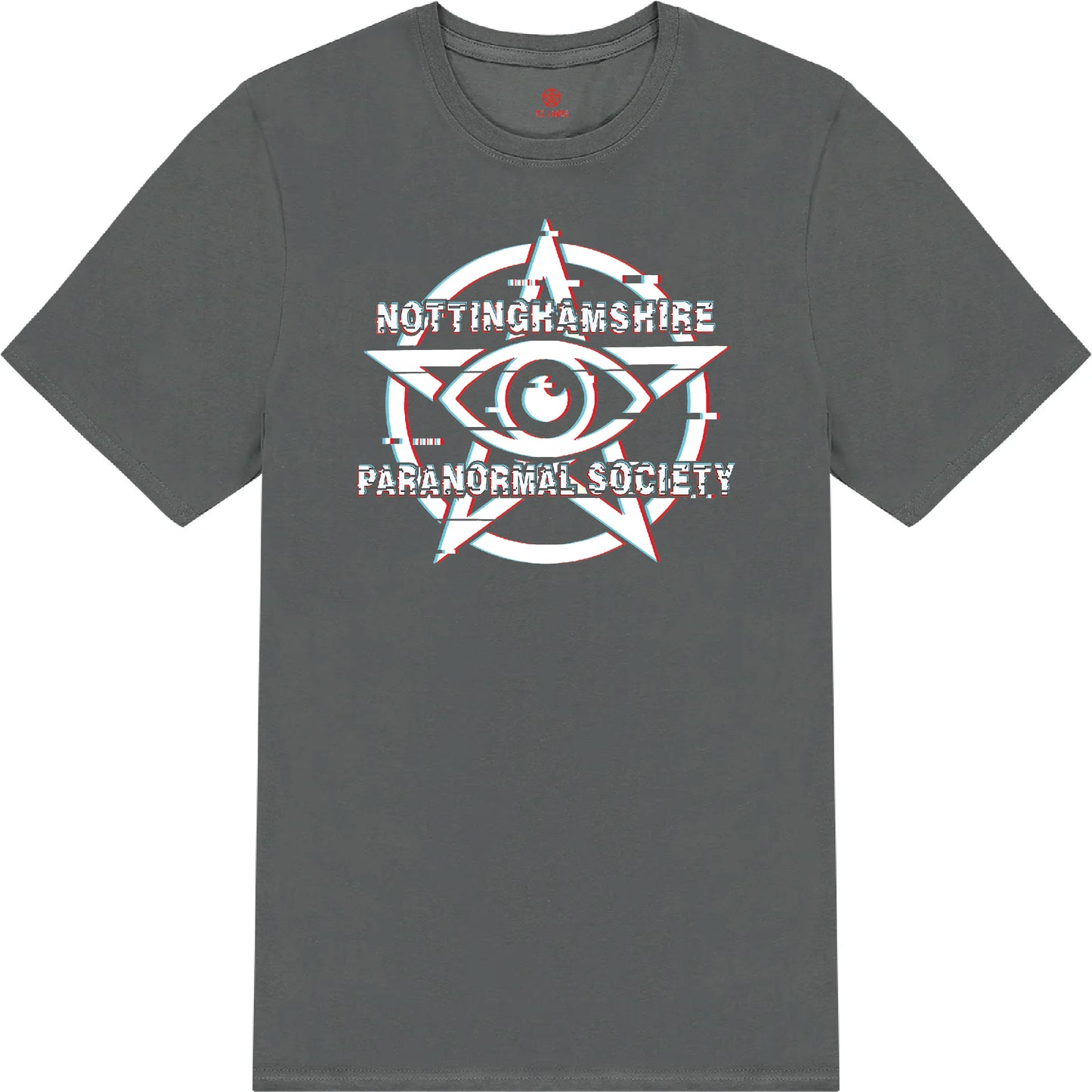All Seeing Eye Logo T-Shirt - Glitch Design