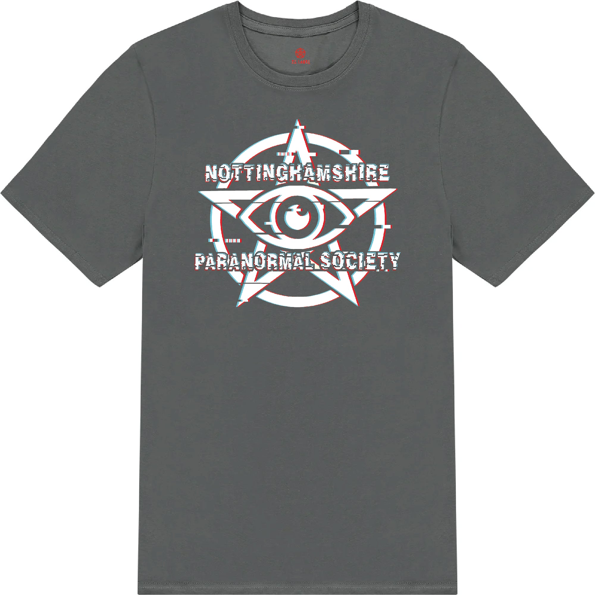 All Seeing Eye Logo T-Shirt - Glitch Design