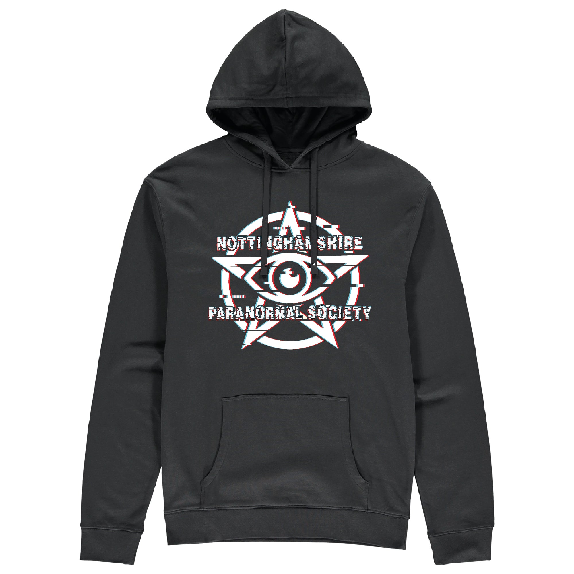 All Seeing Eye Logo Hoodie - Glitch Design