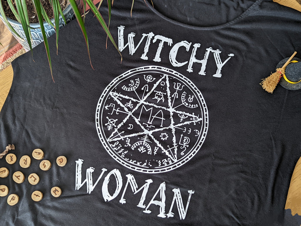 Witchy Woman Scoop Neck T Shirt
