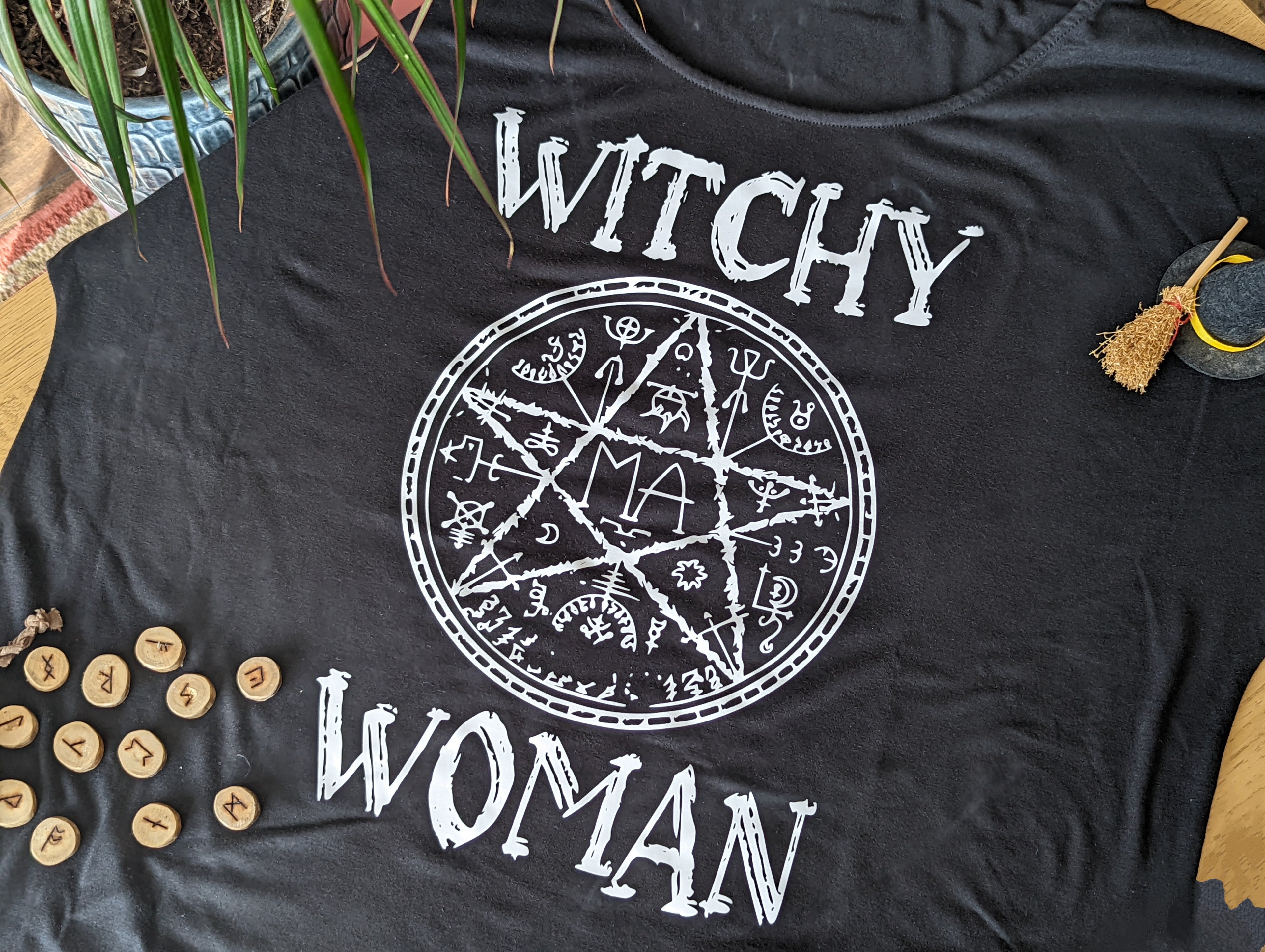 Witchy Woman Scoop Neck T Shirt