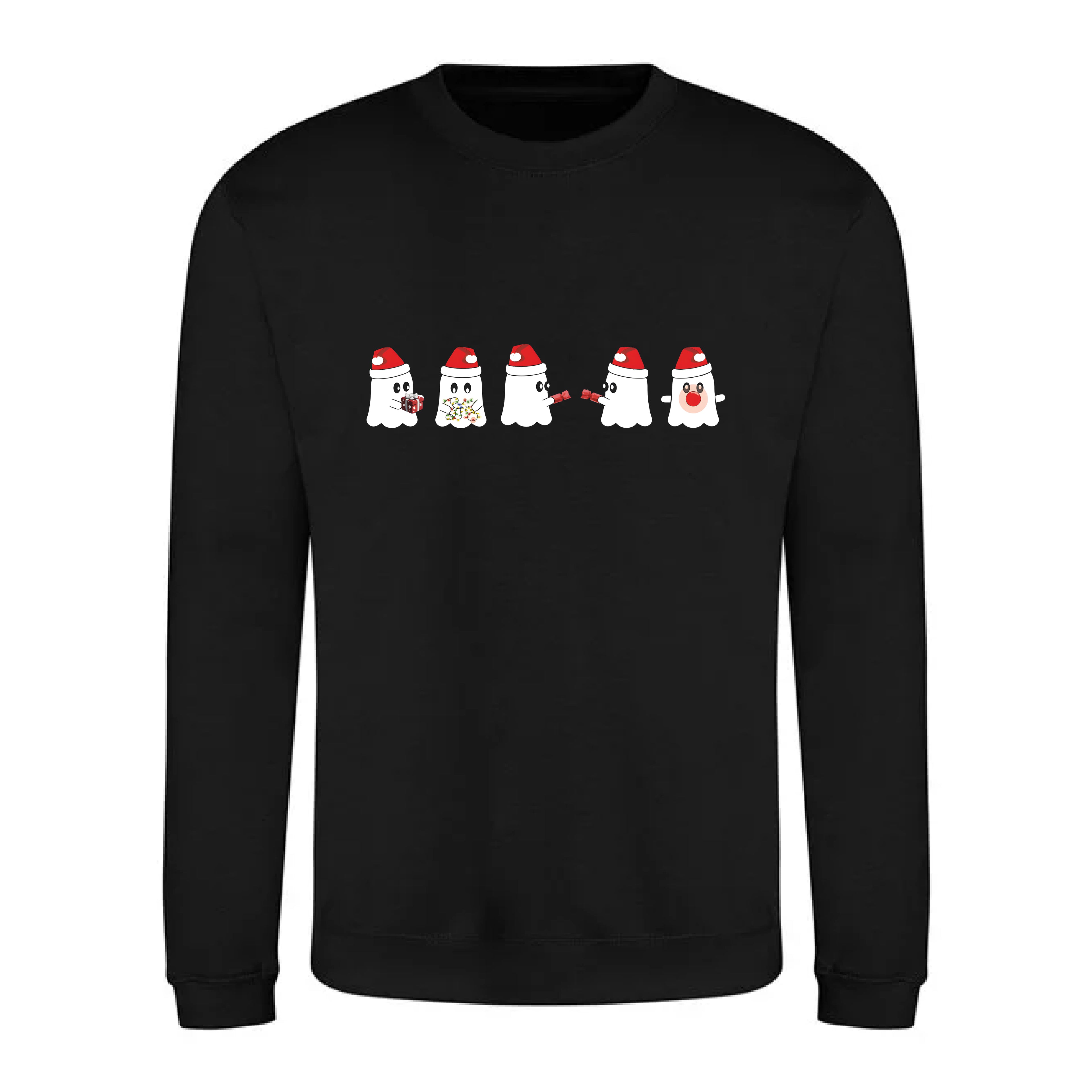 Cute Ghosts Christmas Jumper