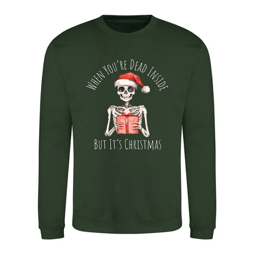 When You're Dead Inside But It's Christmas Festive Jumper