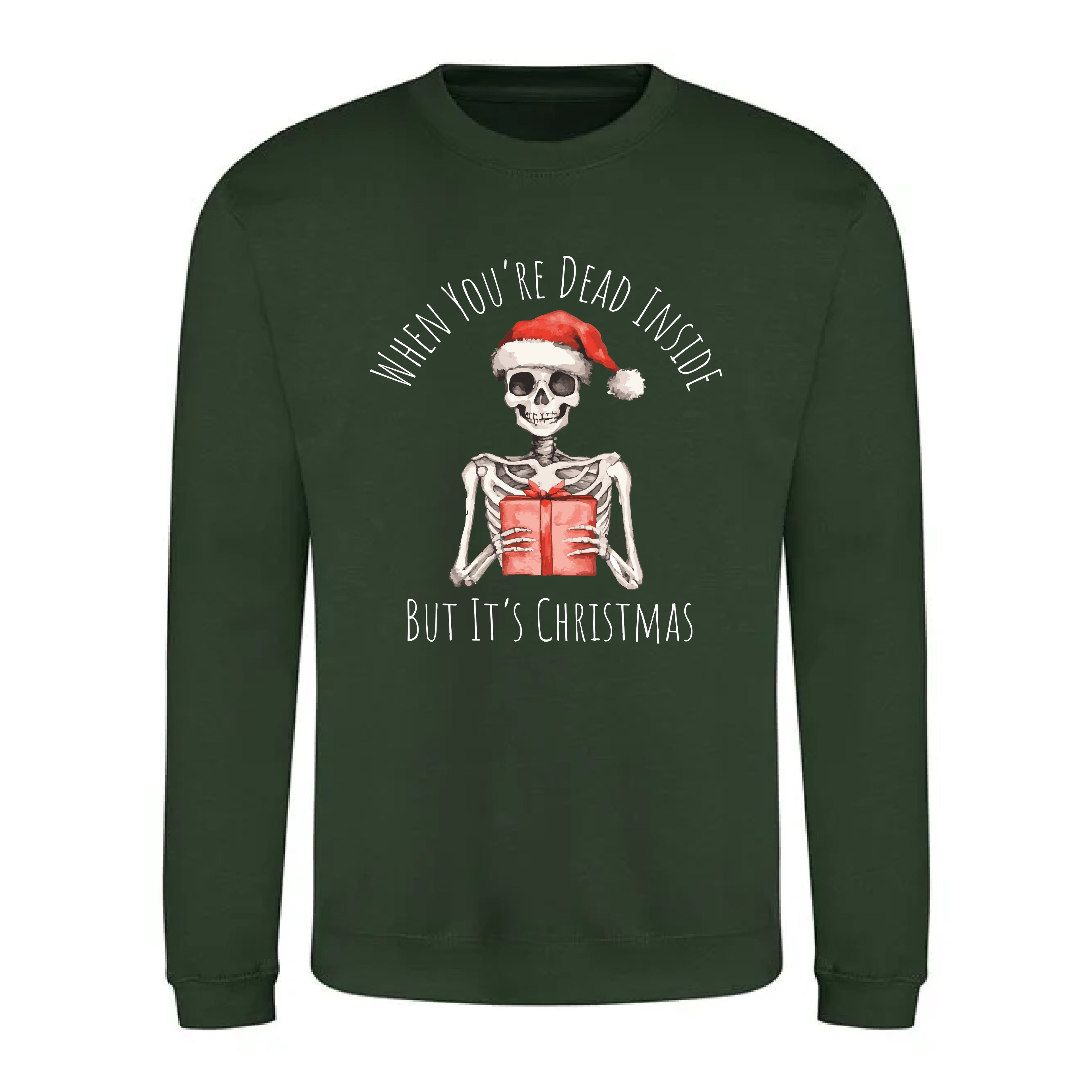 When You're Dead Inside But It's Christmas Festive Jumper