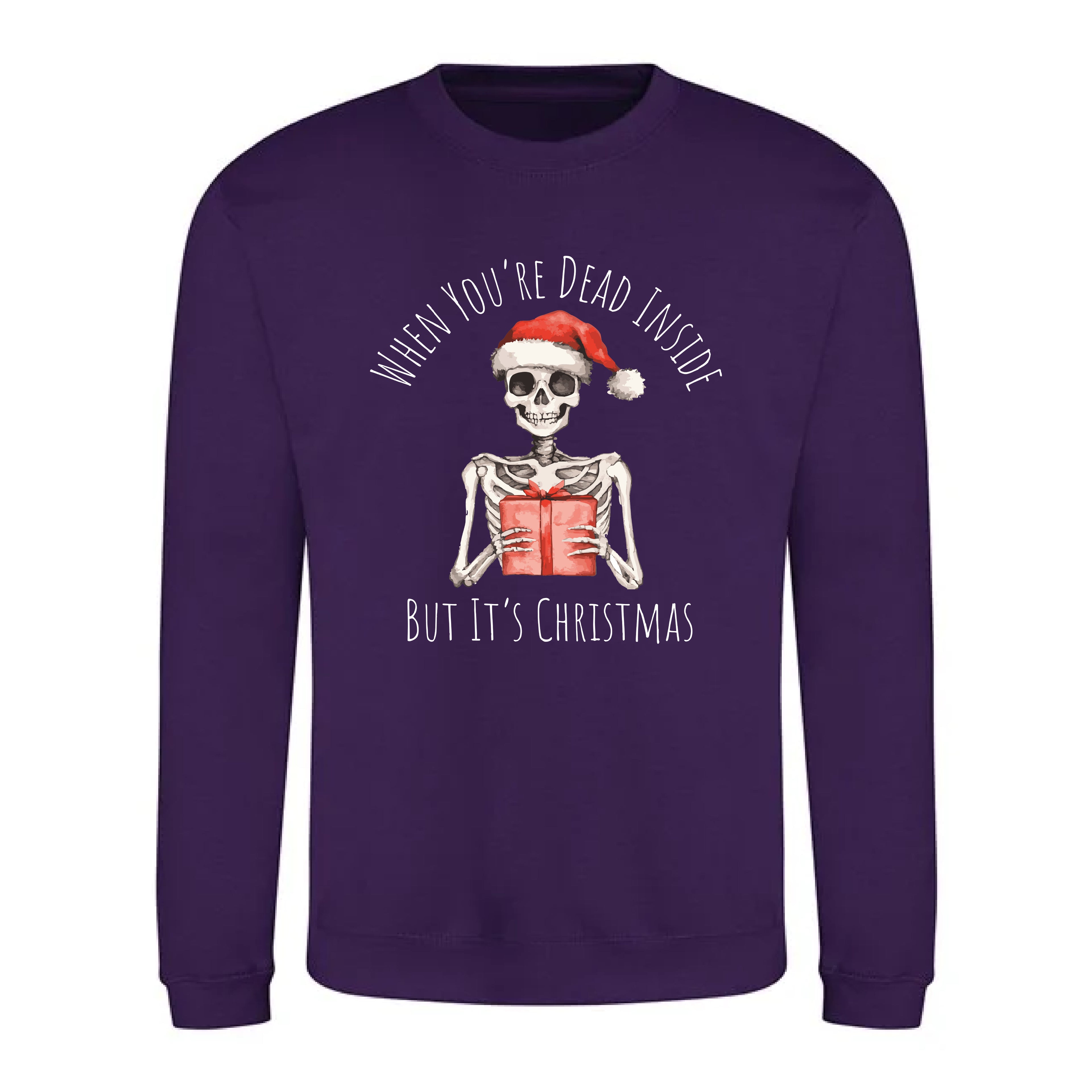 When You're Dead Inside But It's Christmas Festive Jumper