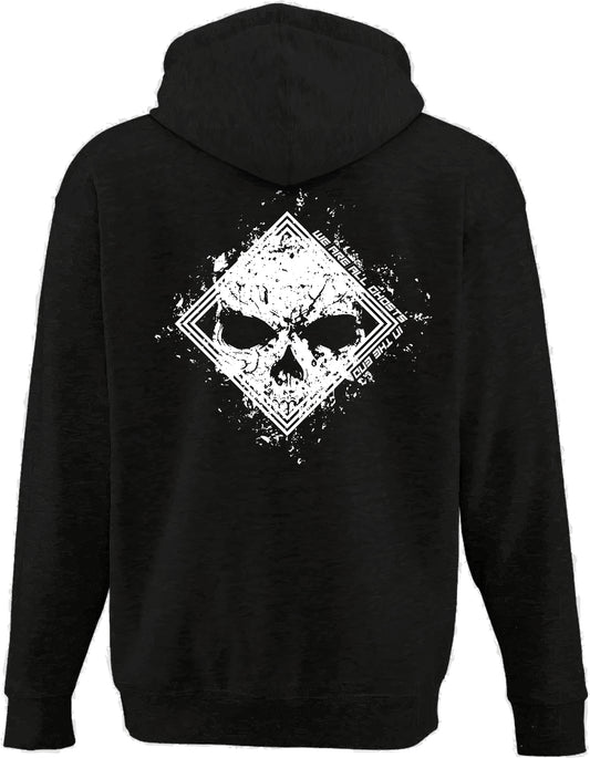We Are All Ghosts In The End - Diamond Head Zip Hoodie