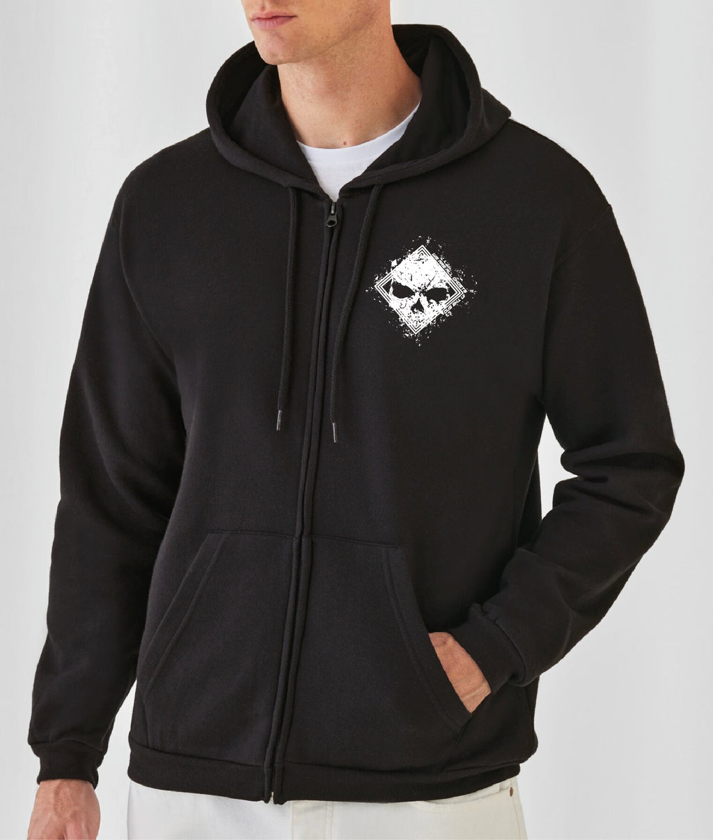 We Are All Ghosts In The End - Diamond Head Zip Hoodie