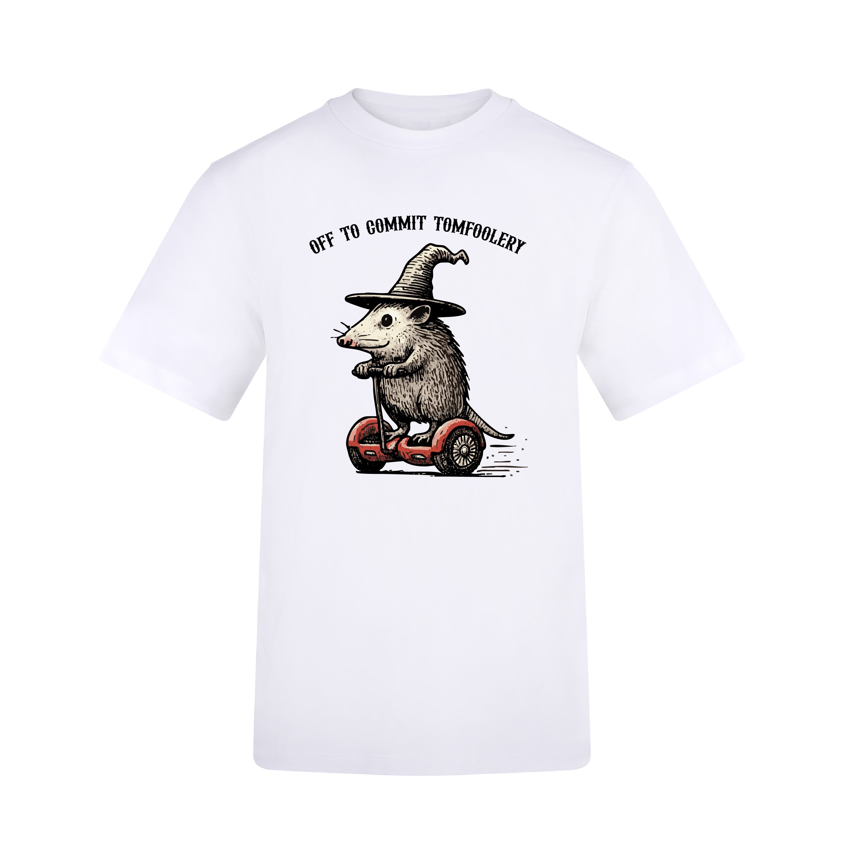 Off To Commit Tomfoolery Opossum T-Shirt