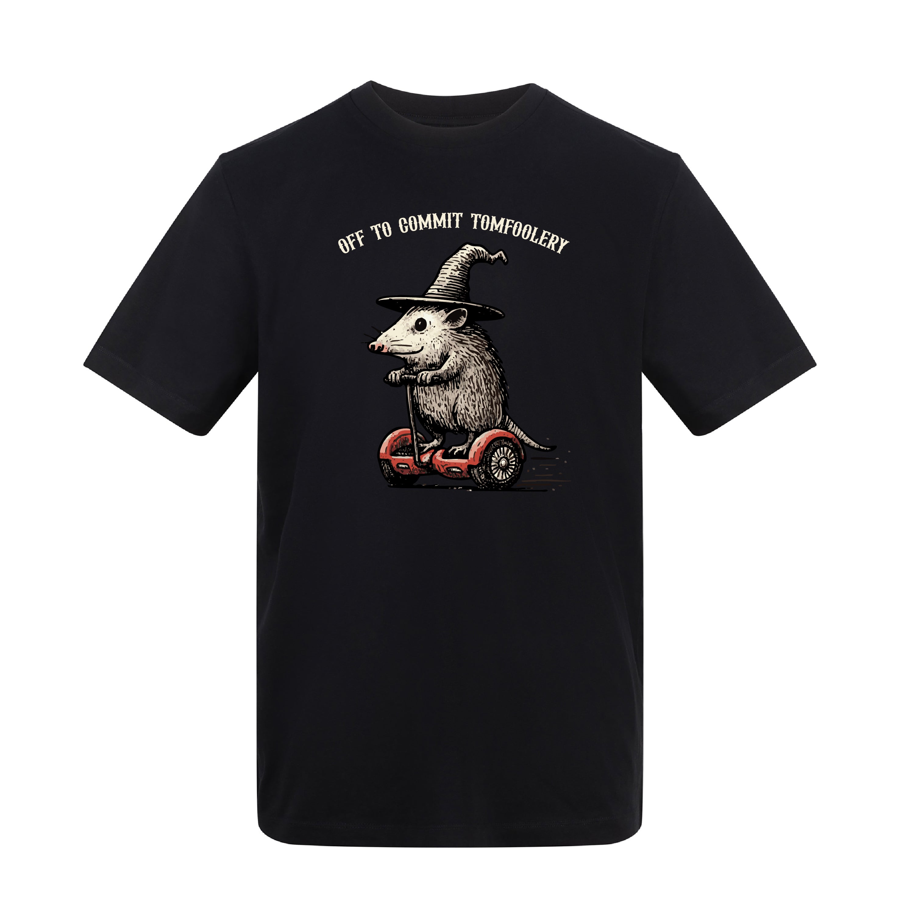 Off To Commit Tomfoolery Opossum T-Shirt