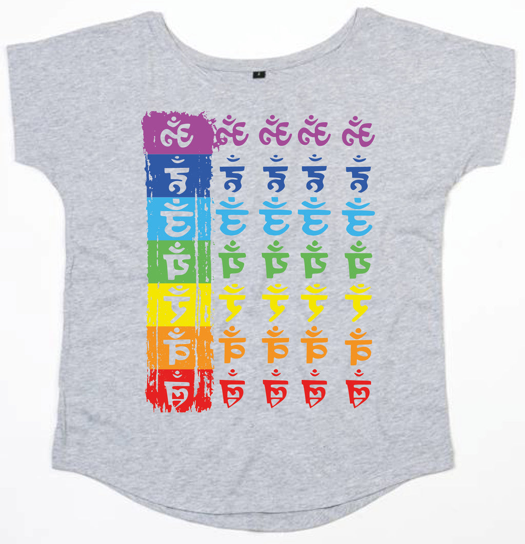 Chakras Scoop Neck T Shirt
