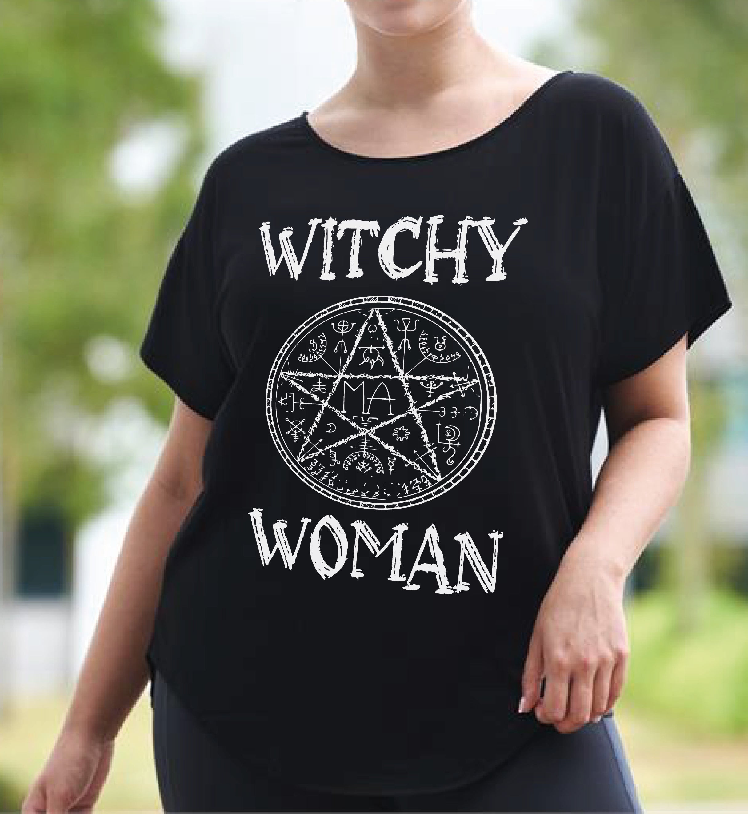 Witchy Woman Scoop Neck T Shirt