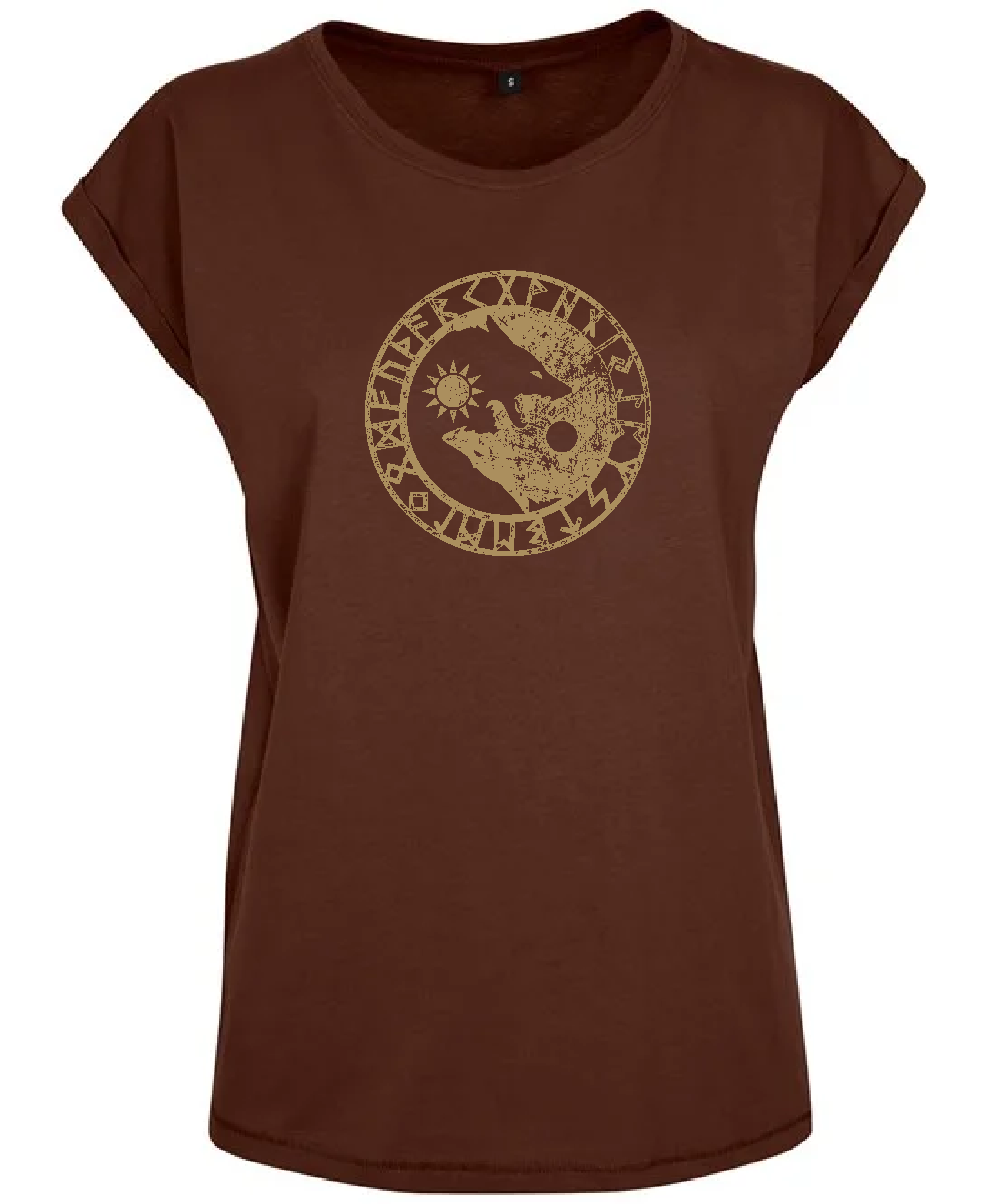 Ostara Events Odin's Wolves Women's Long Cut Tee