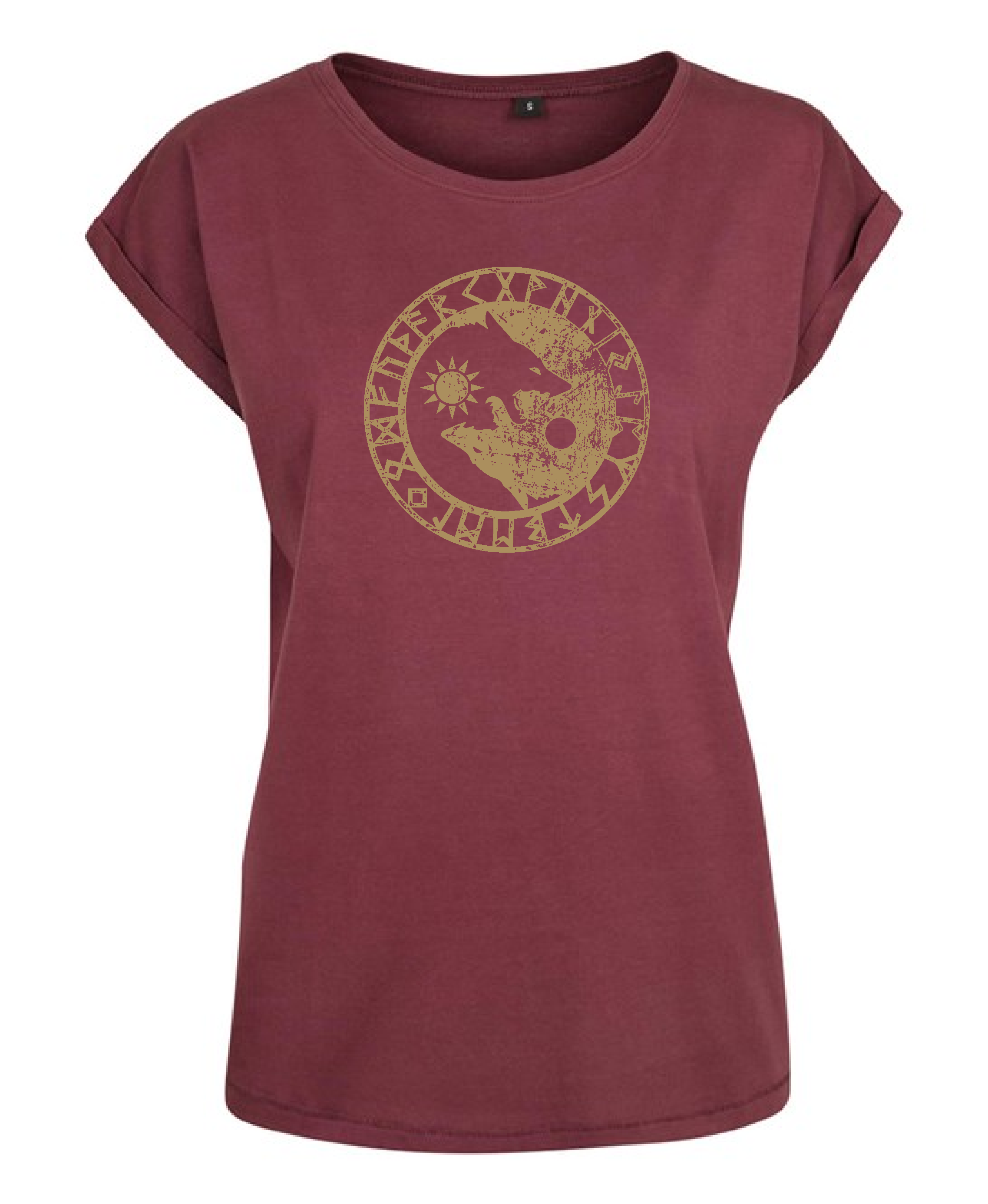 Ostara Events Odin's Wolves Women's Long Cut Tee