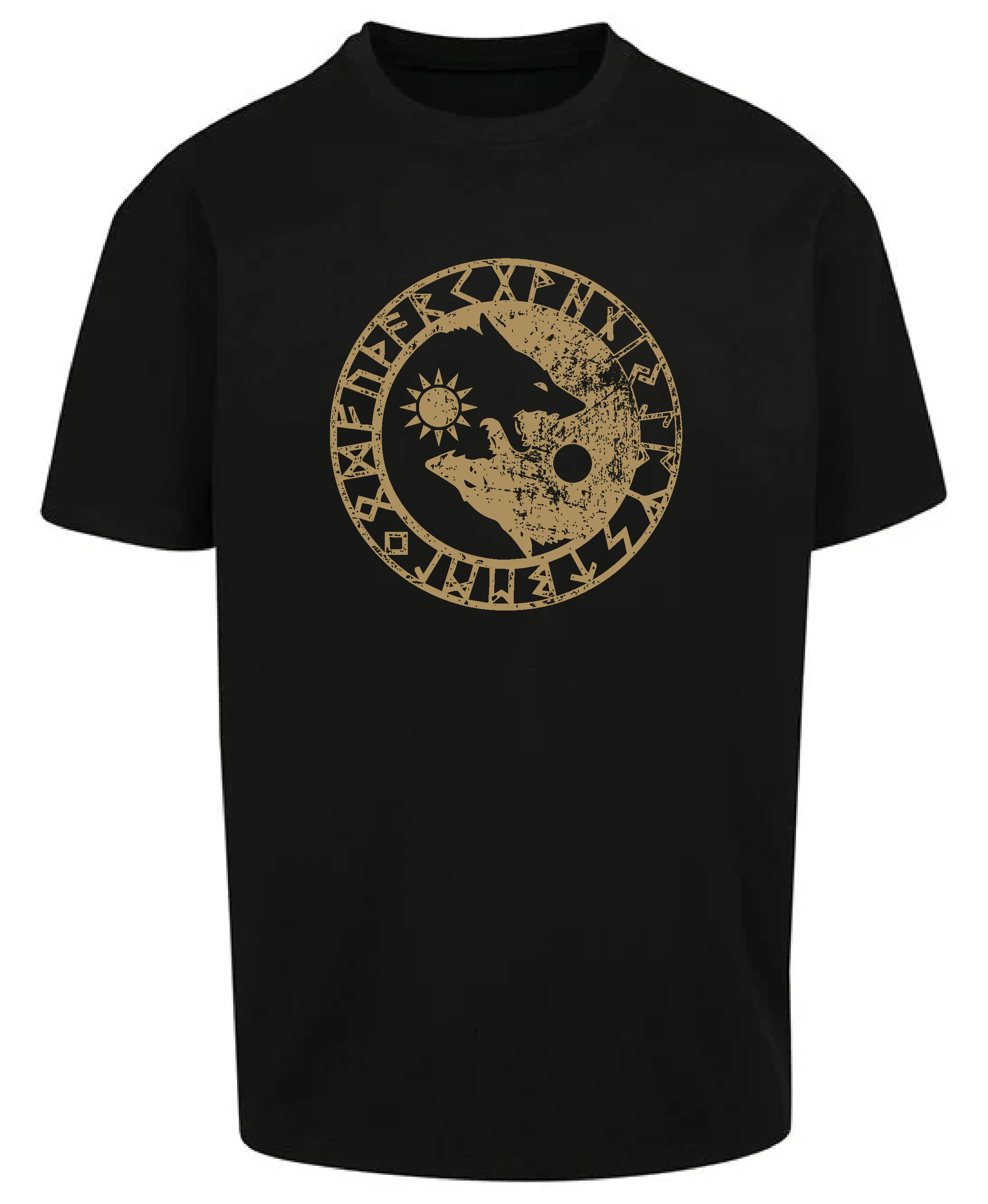 Ostara Events Odin's Wolves Oversized Heavy Tee