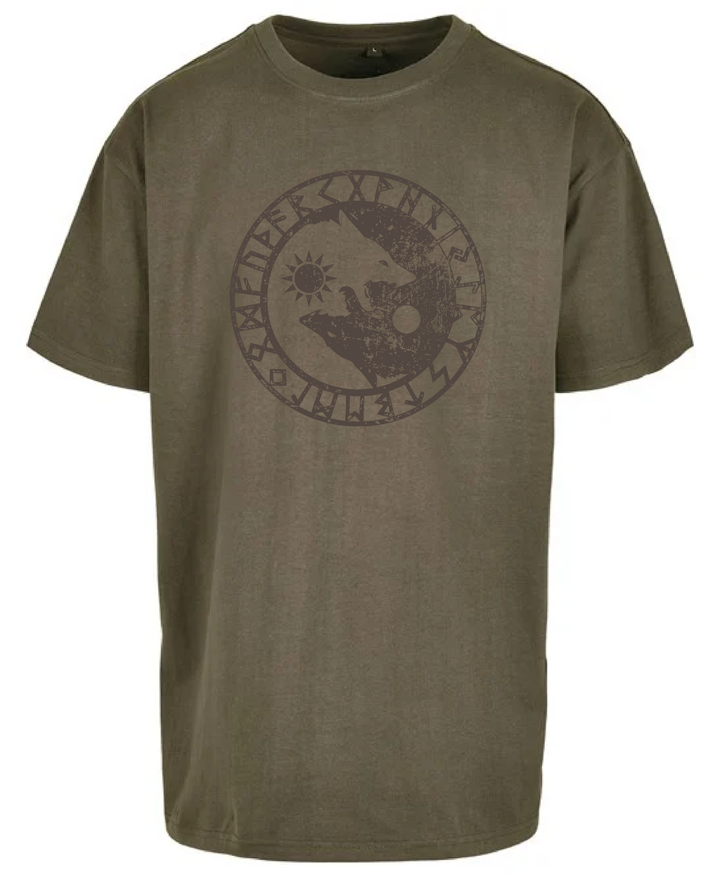 Ostara Events Odin's Wolves Oversized Heavy Tee