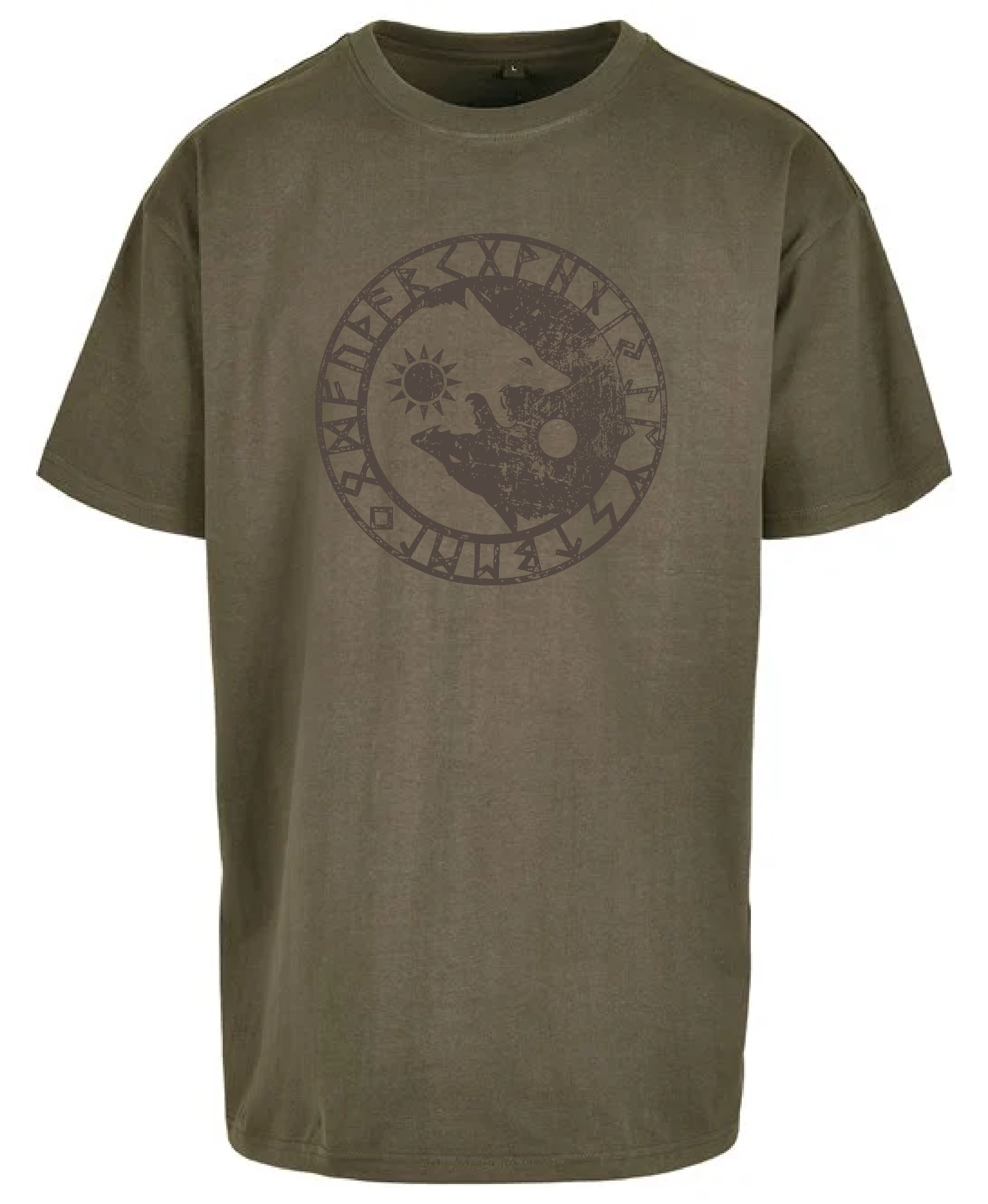 Ostara Events Odin's Wolves Oversized Heavy Tee