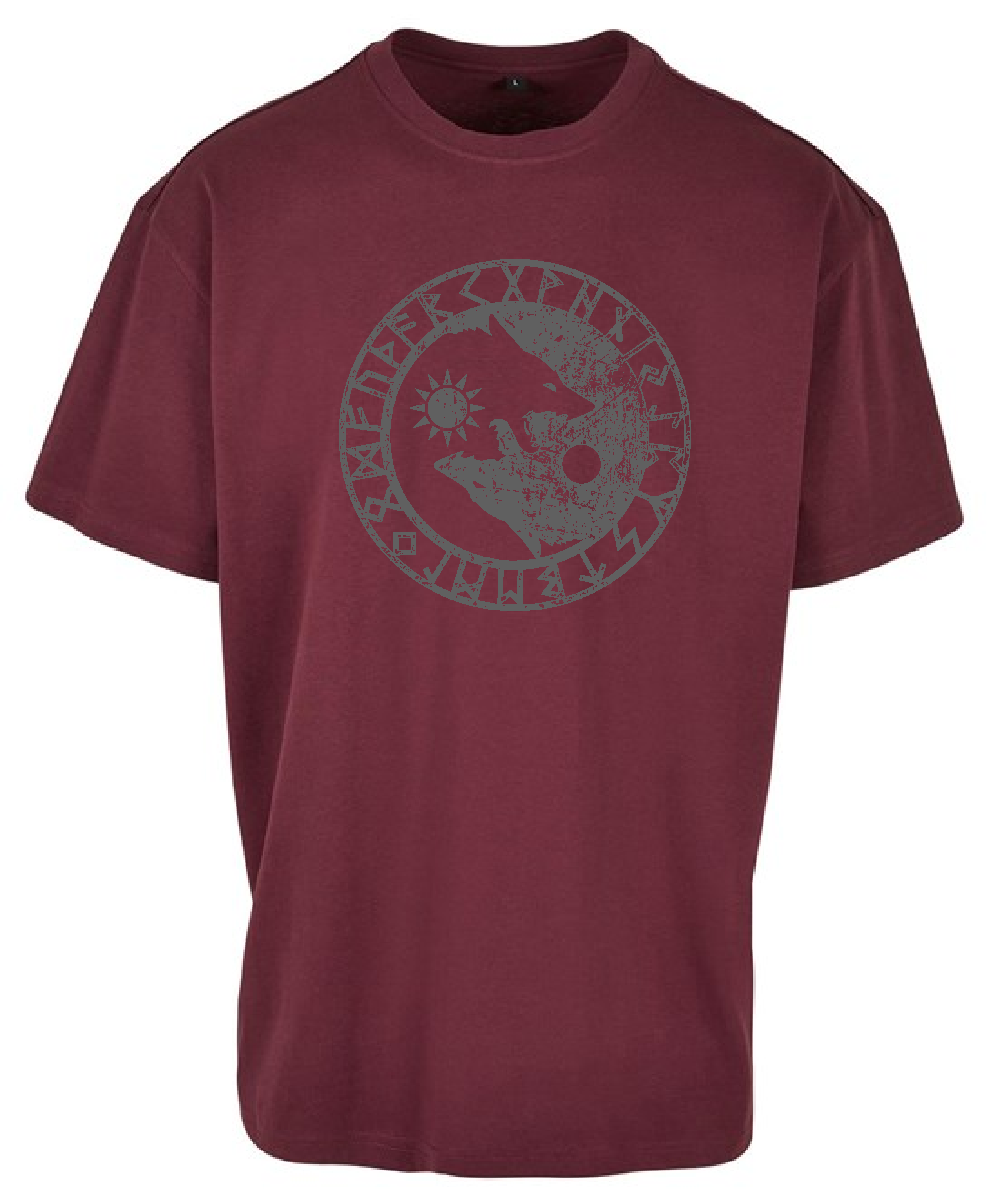 Ostara Events Odin's Wolves Oversized Heavy Tee