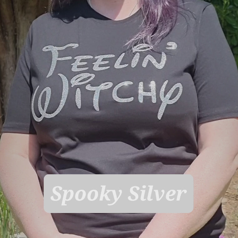 Feelin' Witchy Glitter T Shirt