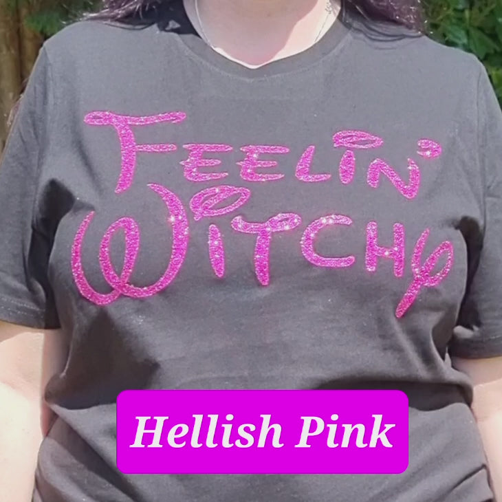 Feelin' Witchy Glitter T Shirt