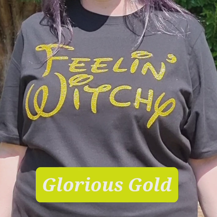 Feelin' Witchy Glitter T Shirt