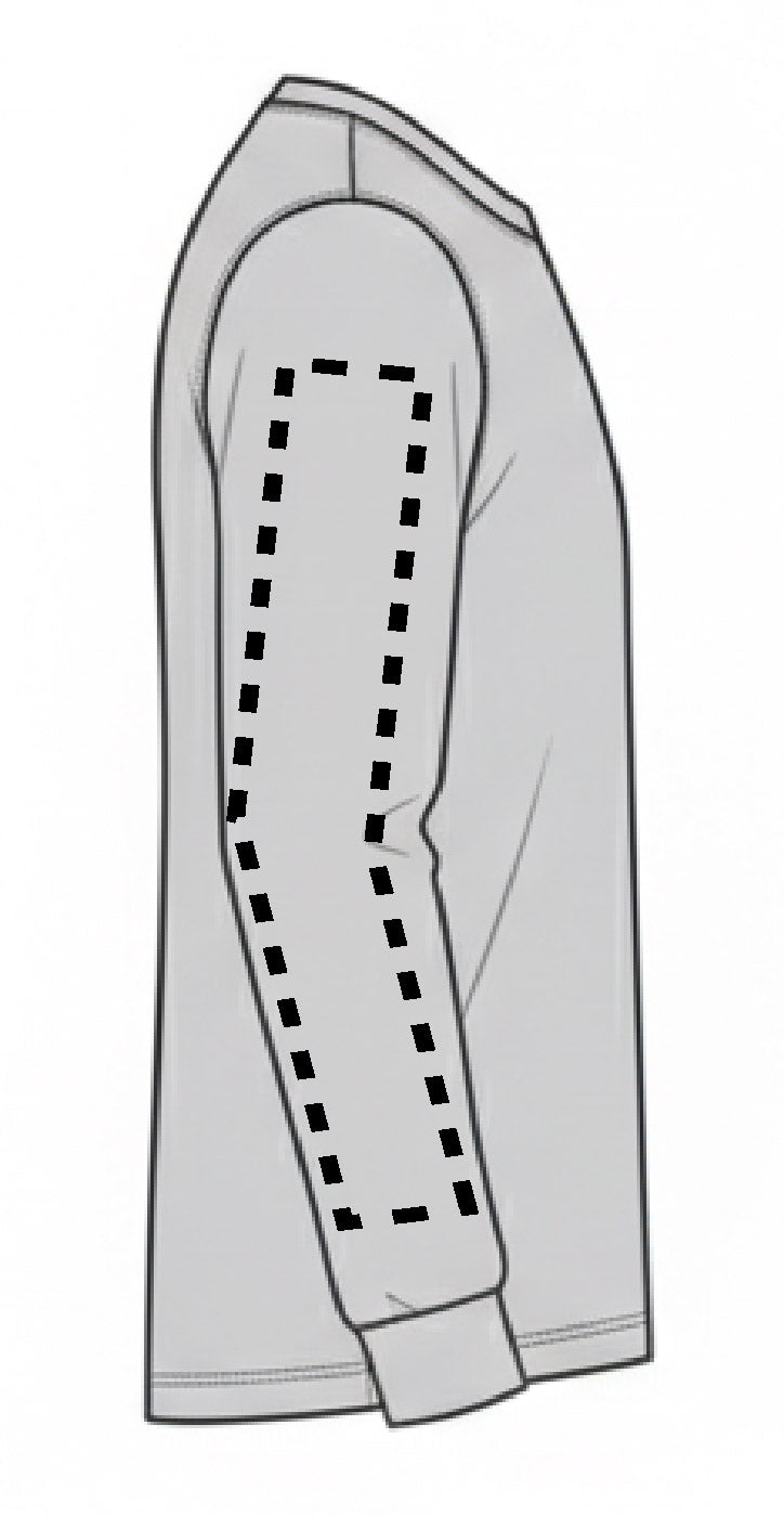 DTF Add-On: Long Sleeve: Right