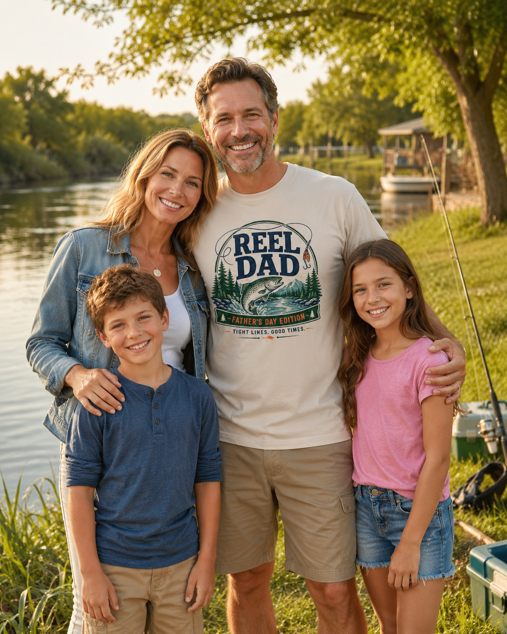 Reel Dad Father's Day Tee