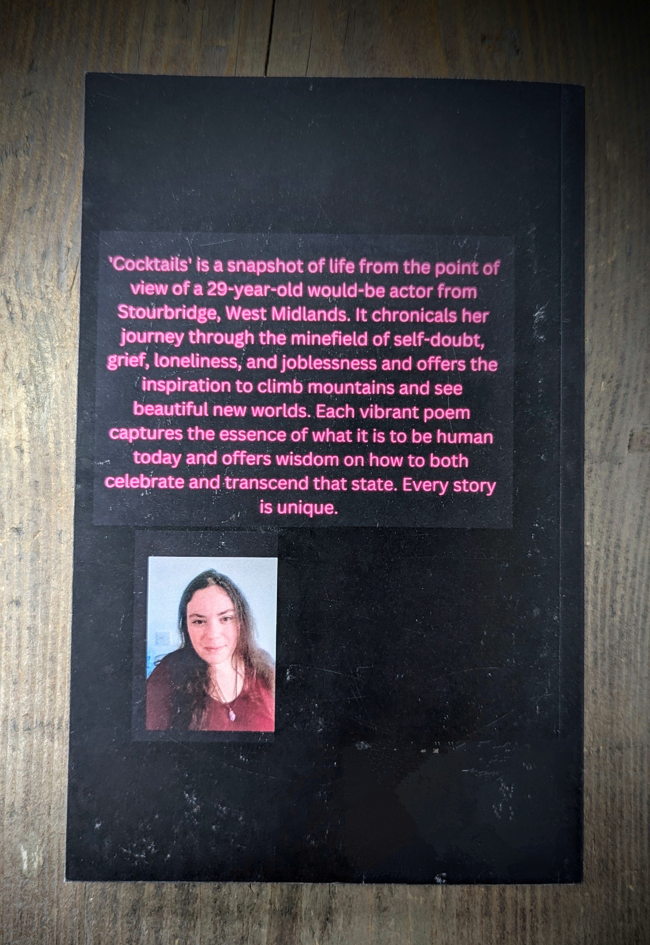 Cocktails. A collection of colourful poems