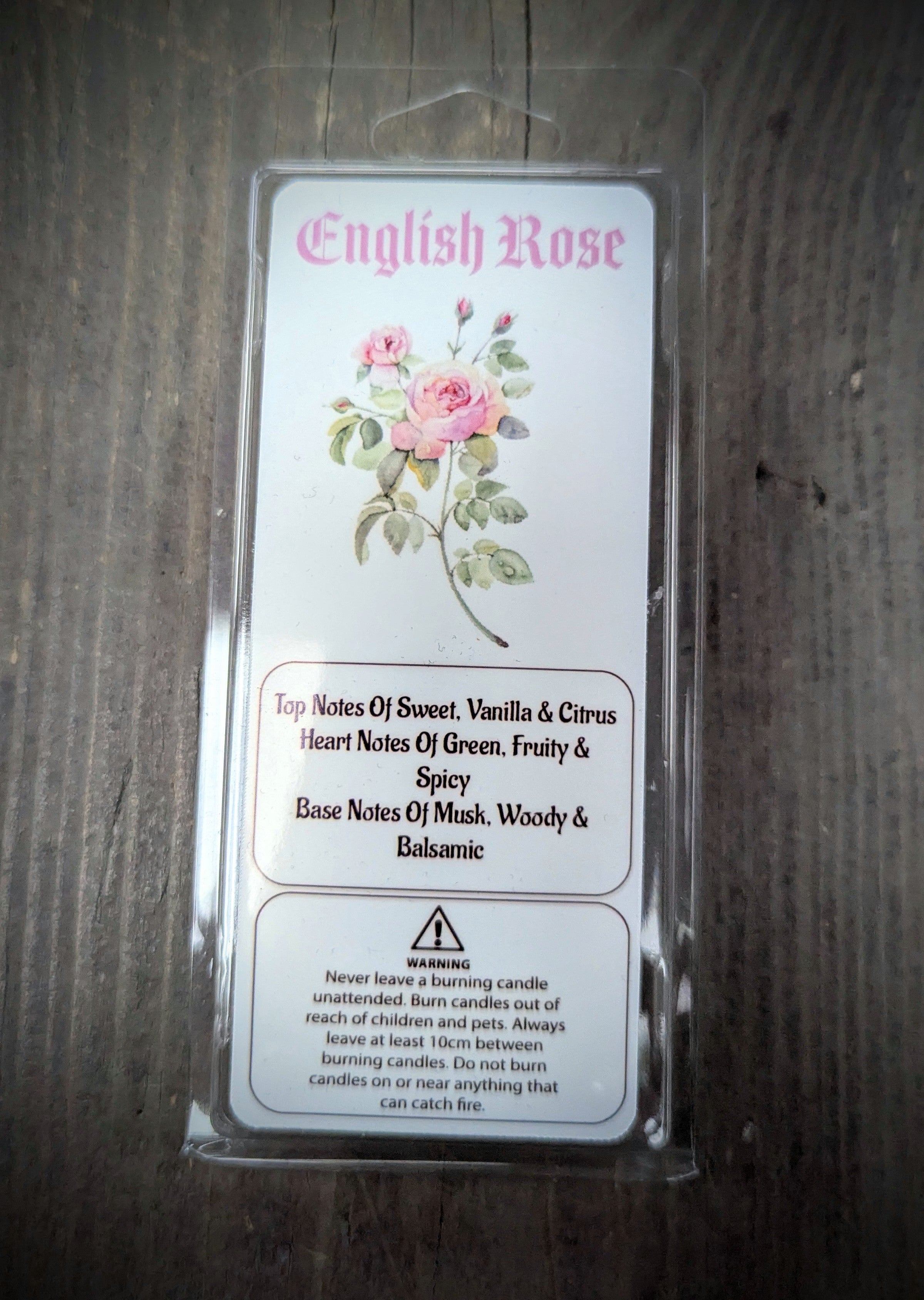English Rose wax melt