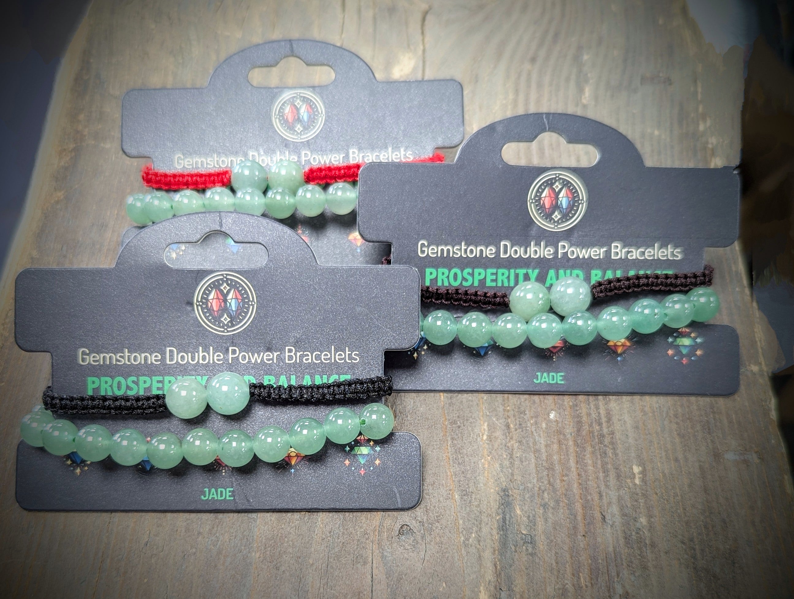 Double Power Bracelets- Jade