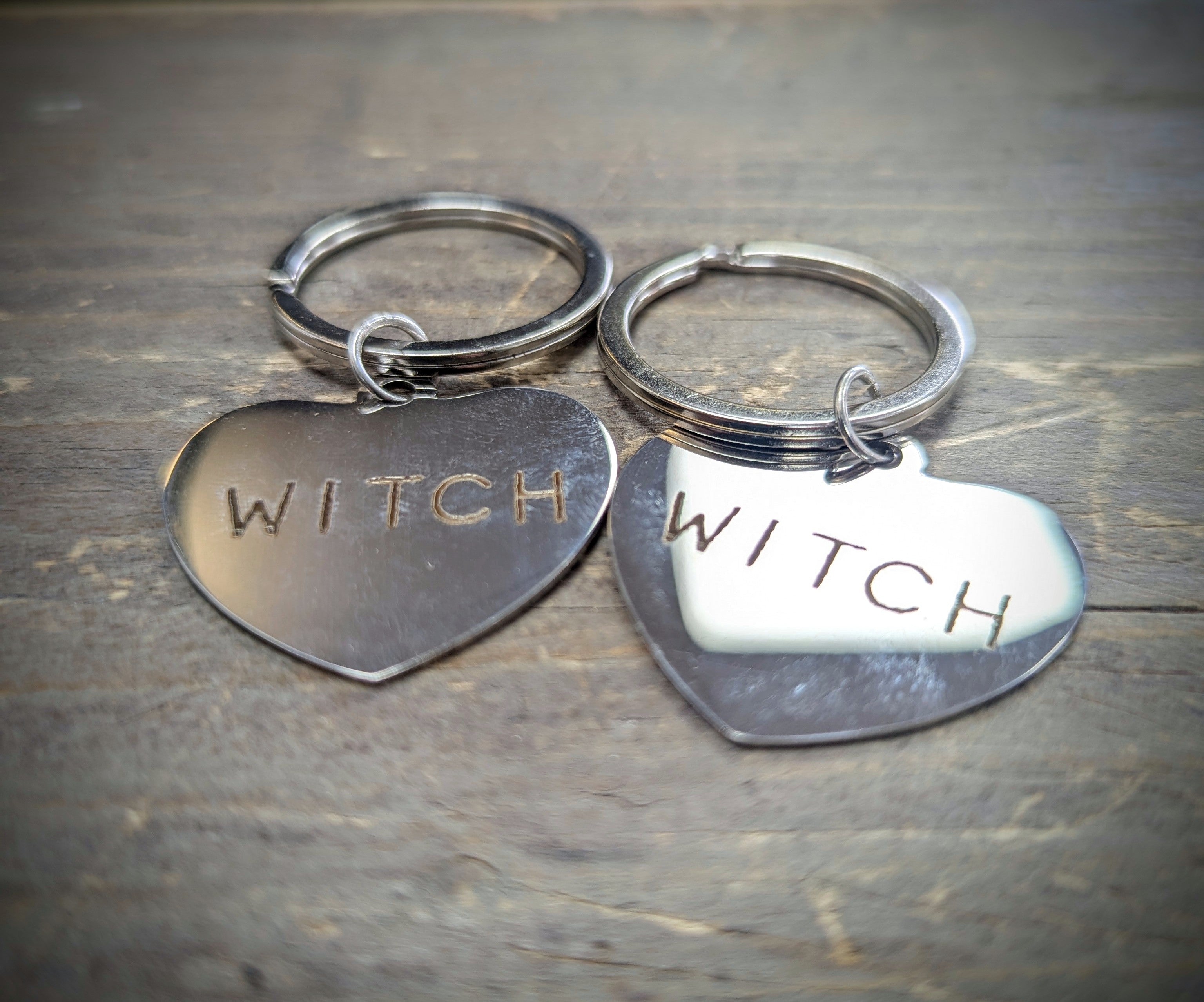Witch Heart Keyring
